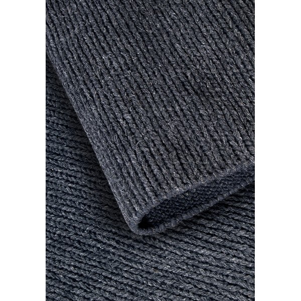 Temno siva ročno tkana volnena preproga 80x150 cm Francois – Villeroy&Boch-image-4