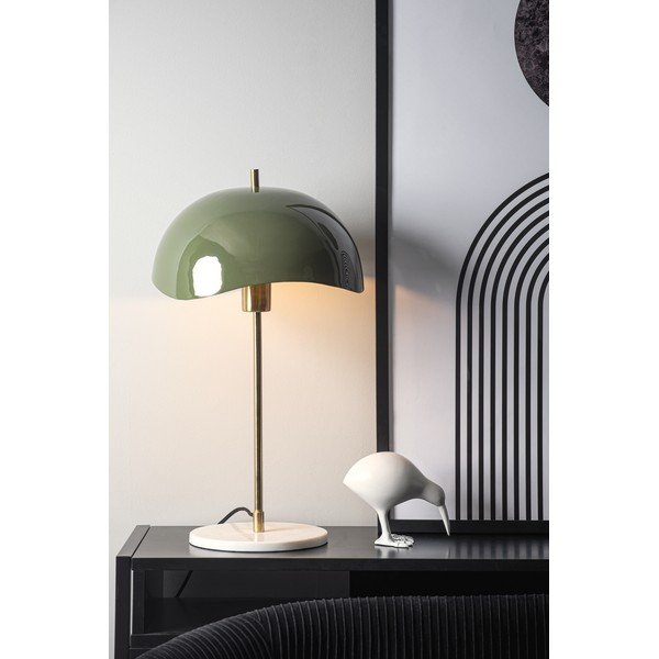 Zelena namizna svetilka (višina 56 cm)  Waved Dome – Leitmotiv-image-1