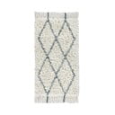 Kremno bela pralna ročno tkana volnena preproga 80x140 cm Berber Soul – Lorena Canals