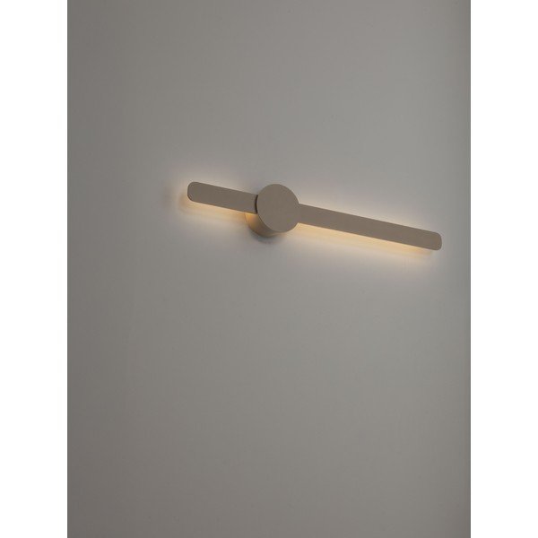 Sivo-bež aluminijasta LED stenska svetilka Norei – Nova Luce-image-2