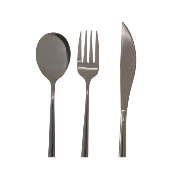 Črn pribor iz nerjavečega jekla 3 ks Mimo – Premier Housewares-image-2