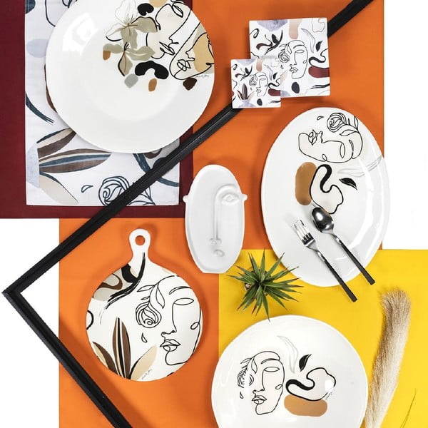 Keramični krožnik VDE Tivoli 1996 Face to Grey, ø 38 x 27,5 cm-image-4