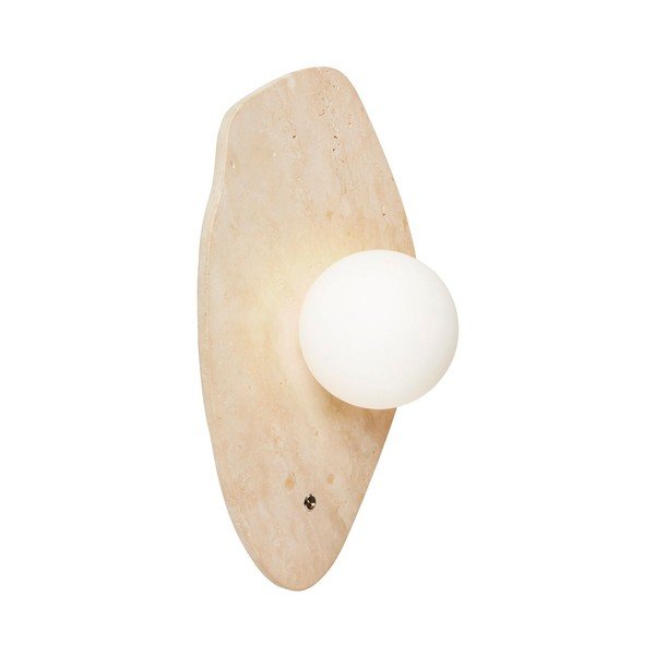 Bež lončena stenska svetilka ø 10 cm Hilde – Opviq lights-image-4
