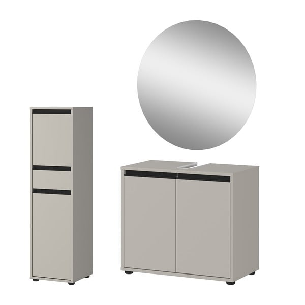 Siv komplet pohištva za kopalnico Lemont – Germania