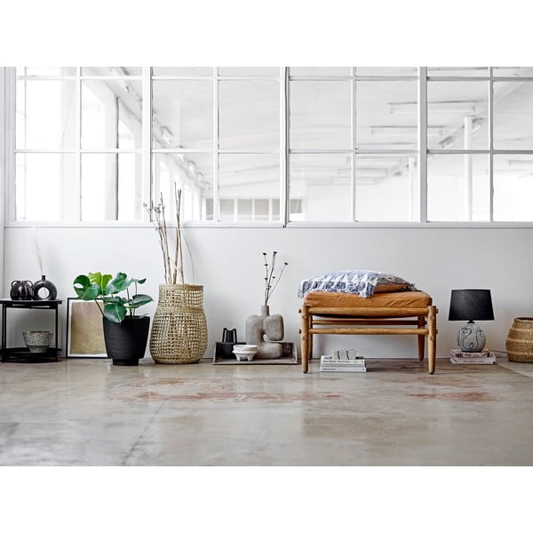 Črna kovinska vaza Bloomingville Itamar, višina 20,5 cm-image-1