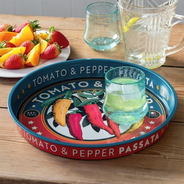 Kovinski pladenj ø 33 cm Passata – Rex London-image-1