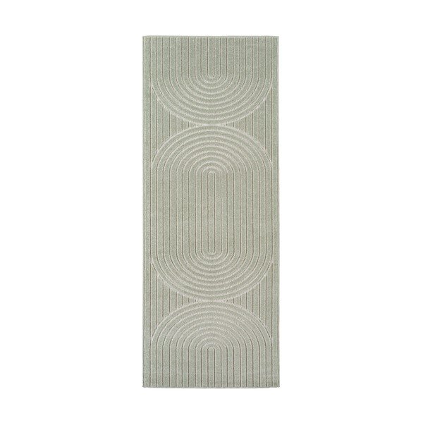 Zelen zunanji in notranji tekač 80x250 cm Nova 1201 – Ayyildiz Carpets
