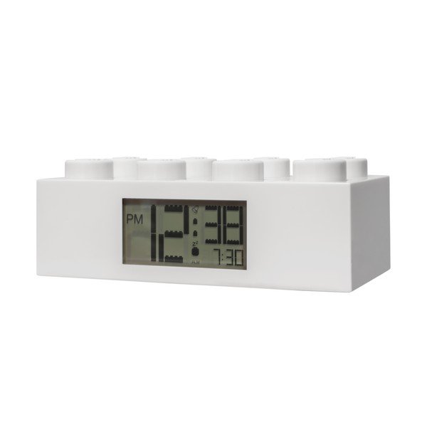 Bela digitalna ura z alarmom iz kock LEGO®-image-2