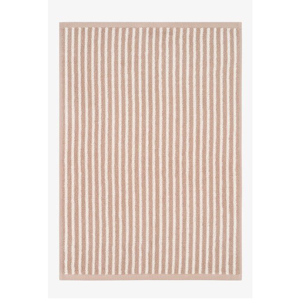 Bež/kremno bela bombažna brisača 50x70 cm Dixie – Jotex