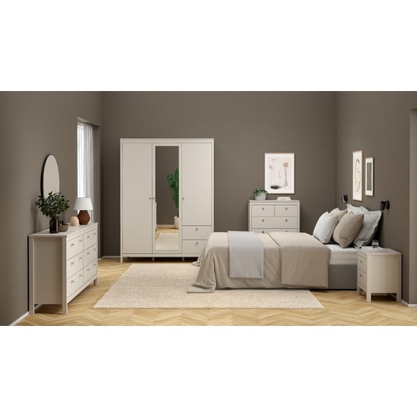 Sivo-bež nočna omarica Madrid – Tvilum-image-1