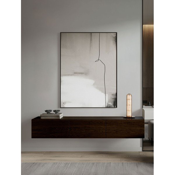 Medeninasta kovinska LED namizna svetilka s steklenim senčilom (višina 40 cm) Gloree – Nova Luce-image-1