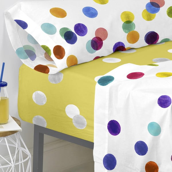 Bombažna rjuha Happy Friday Basic Confetti, 105 x 200 cm-image-3