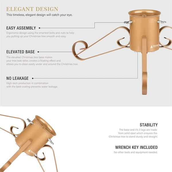 Rdeče kovinsko stojalo za božično drevo Tree Nest Grace-image-3