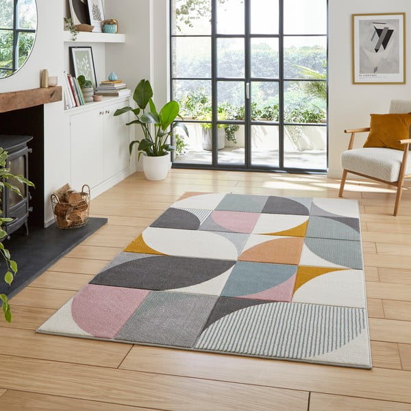 Siva preproga 120x170 cm Matrix – Think Rugs-image-1