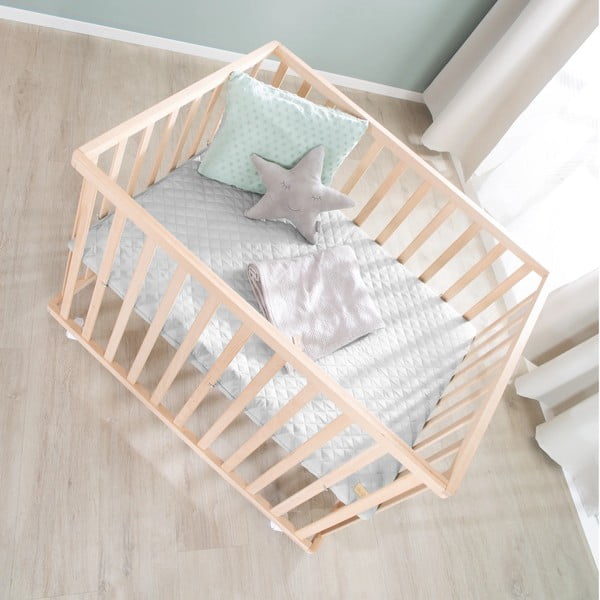 Siva stajica iz masivne bukve 75x100 cm Roba style – Roba-image-4