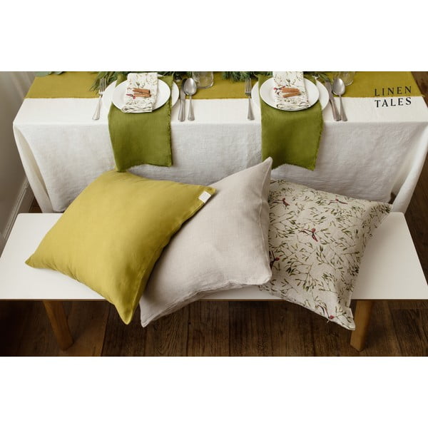 Prevleka za blazino z božičnim motivom 40x60 cm – Linen Tales-image-1
