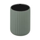 Zelena keramična skodelica za zobno ščetko Wenko Belluno