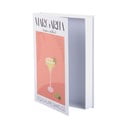 Bela/oranžna dekorativna papirnata škatla za shranjevanje 18x4x25 cm Margarita – PT LIVING