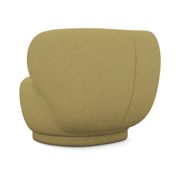 Gorčično rumen fotelj Hina – Makamii-image-3