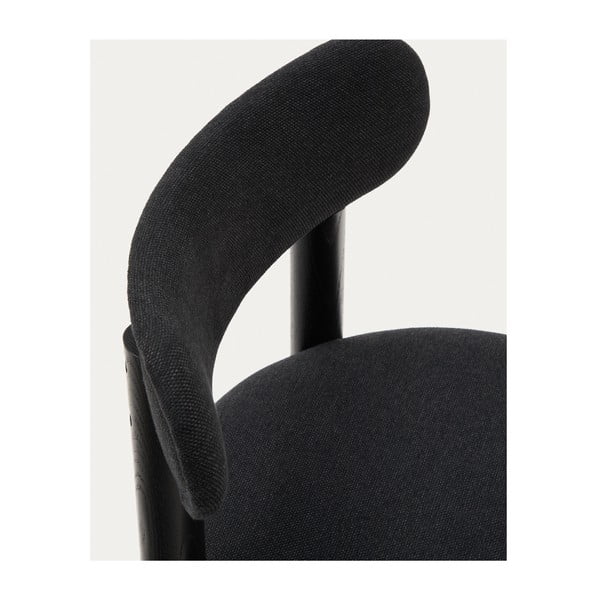 Črni jedilni stoli iz masivnega hrasta v kompletu 2 ksNebai – Kave Home-image-4