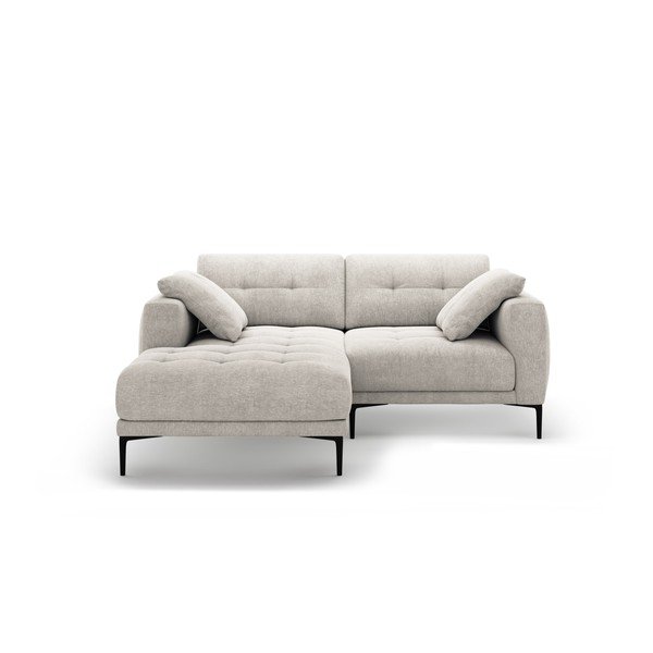 Bež kotna sedežna garnitura (levi kot/z ležalnikom) Bemy – Micadoni 