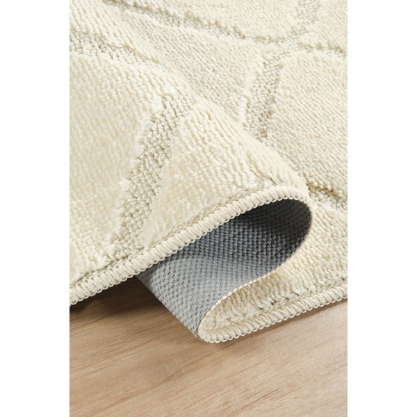 Kremno bele kopalniške preproge v kompletu 2 ks 50x80 cm Cizgili – Foutastic-image-2