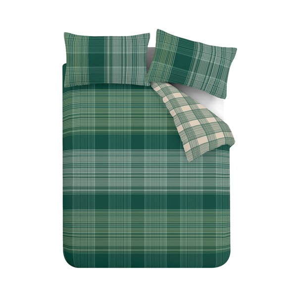 Zelena posteljnina 200x135 cm Roxburgh Kelso - Catherine Lansfield