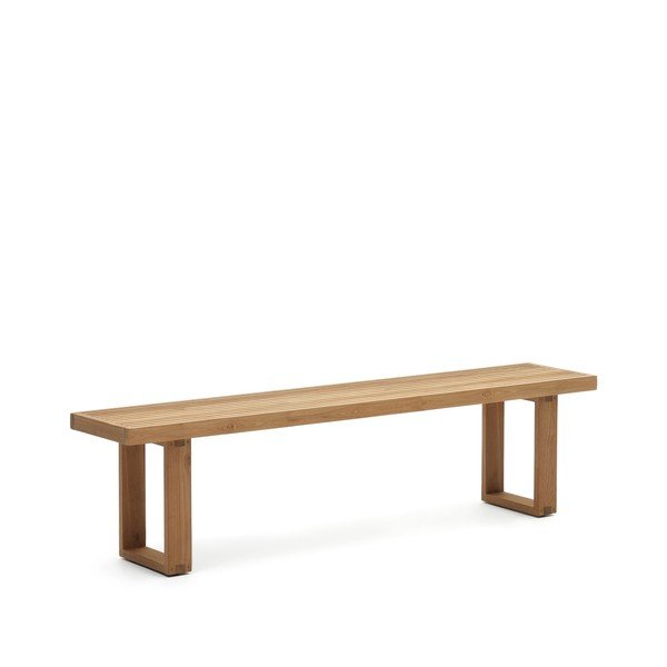 Lesena vrtna klop v naravni barvi Canadell - Kave Home