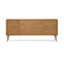 Nizka komoda v hrastovem dekorju 200x86 cm Lenon – Kave Home