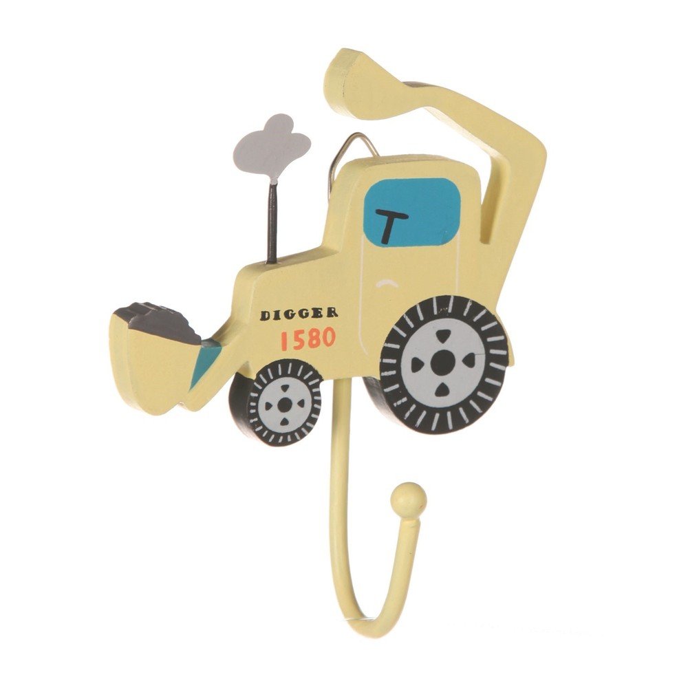 Rumen stenski obešalnik Digger