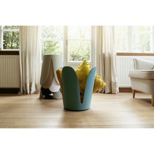 Modrozelen plastičen stolček z možnostjo nalaganja Comiso – Wenko-image-3