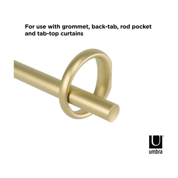 Jeklena raztegljiva karnisa 107 - 305 cm Ringlet - Umbra-image-4