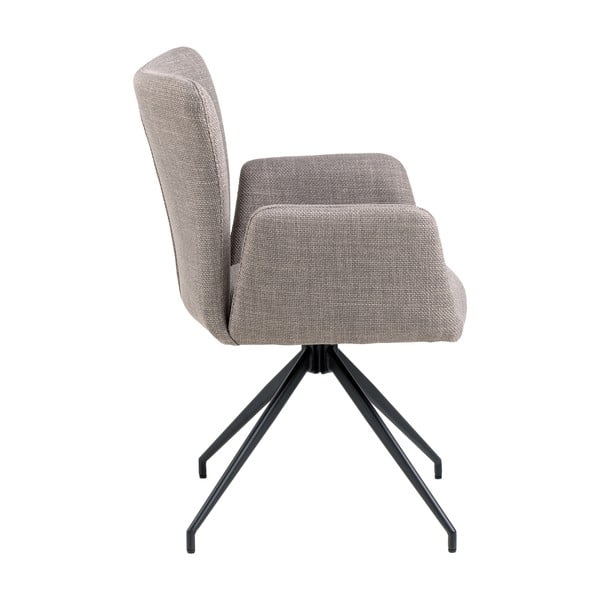 Sivi oblazinjeni jedilni stoli v kompletu 2 ks Laura – Actona-image-4