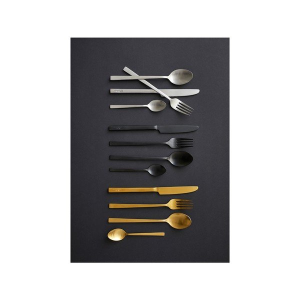 Medeninast jeklen pribor 16 ks Brass – Bitz-image-2