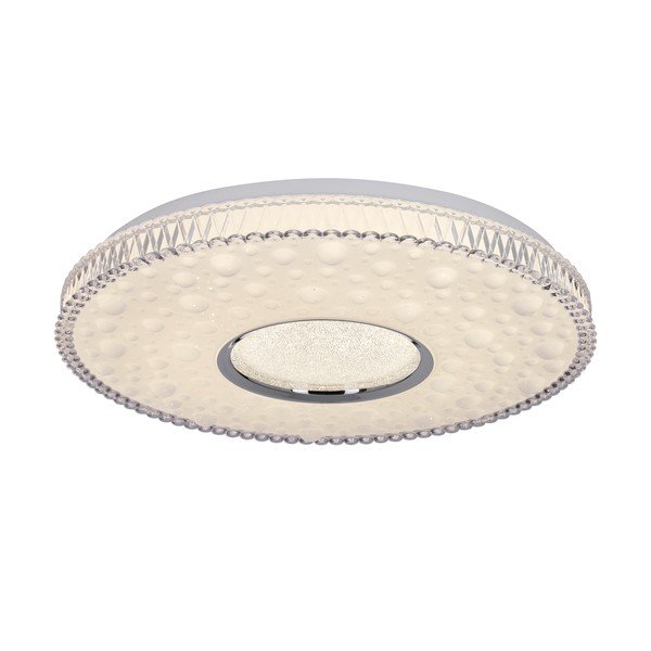 Bela LED stropna svetilka 38x38 cm Bubbles – Candellux Lighting-image-1