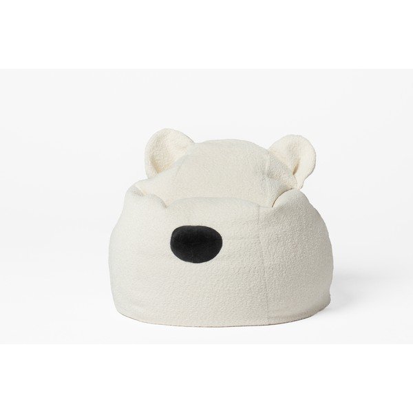 Kremno bela otroška vreča za sedenje Bear – The Brooklyn Kids-image-1