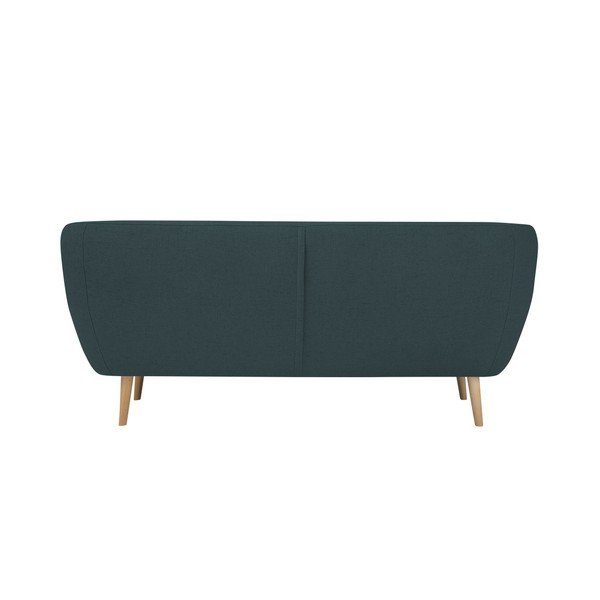 Temno modra dvosedežna zofa s svetlimi nogami Mazzini Sofas Sicile-image-2