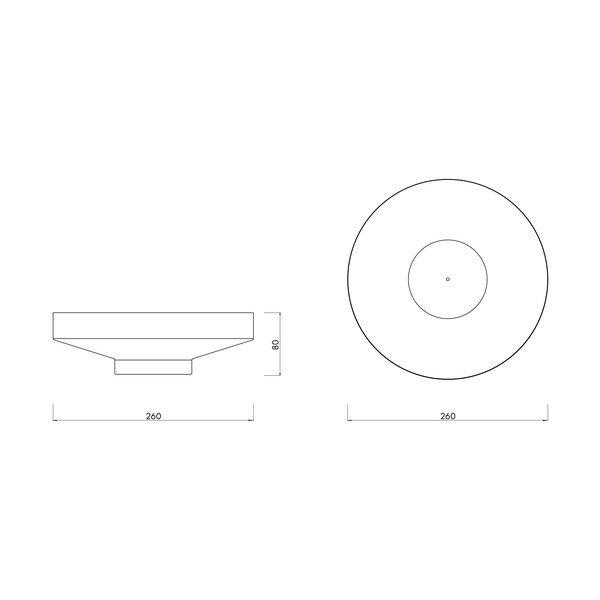 Kovinska okrasna skleda ø 26 cm Vilu – noo.ma-image-4