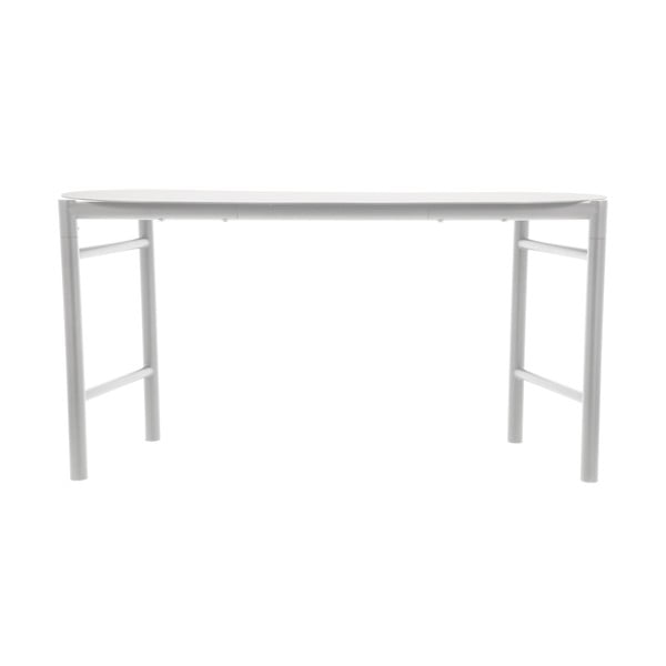 Svetlo siva kovinska vrtna klop Disc – Zone