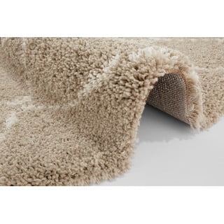 Svetlo rjava preproga Mint Rugs Hash, ⌀ 120 cm