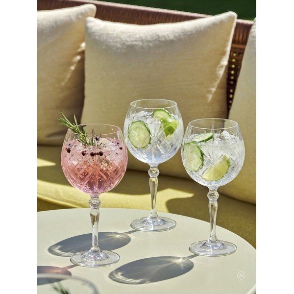 Kozarci v kompletu 4 ks za gin 650 ml Melodia – Lyngby Glas-image-2