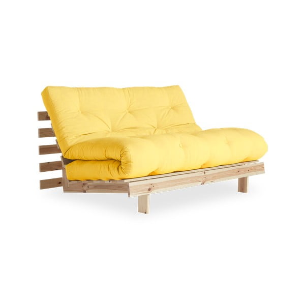 Raztegljiv kavč Karup Design Roots Raw/Yellow