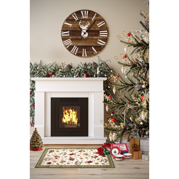 Zelena preproga z božičnim motivom iz mešanice bombaža 50x80 cm Toy's Delight Green Christmas – Villeroy&Boch-image-1