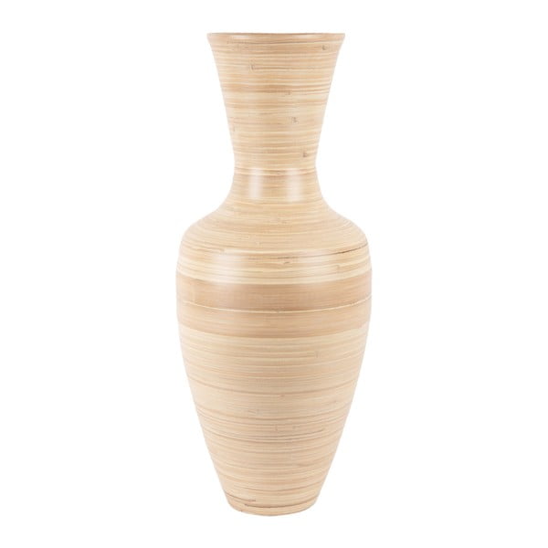 Bambusova visoka vaza v naravni barvi Neto   – PT LIVING