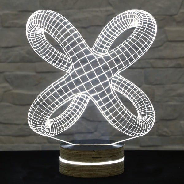 3D namizna svetilka Abstract III