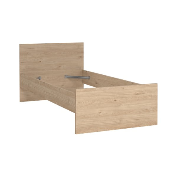 Postelja v hrastovem dekorju 90x190 cm Naia – Tvilum