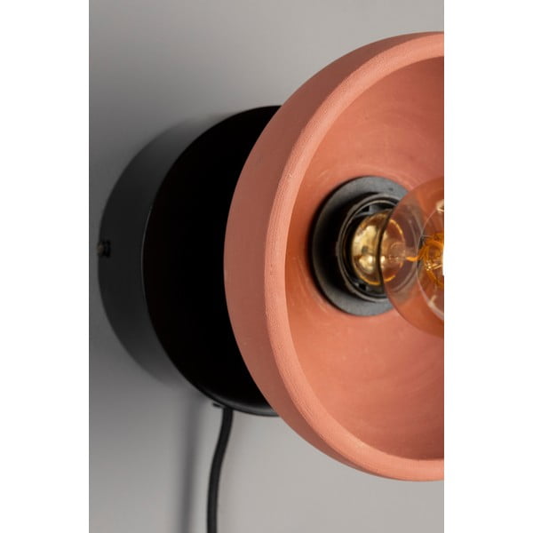 Rožnato-oranžna/črna stenska svetilka Zahra – Dutchbone-image-3