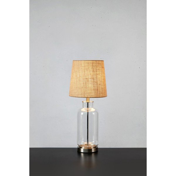 Namizna svetilka v naravni barvi s senčnikom iz jute (višina 60 cm) Costero – Markslöjd-image-1