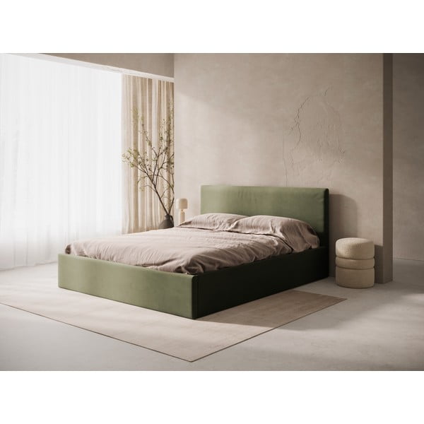 Zeleno oblazinjeno vzglavje 150,5x100 cm Remo – Micadoni -image-1