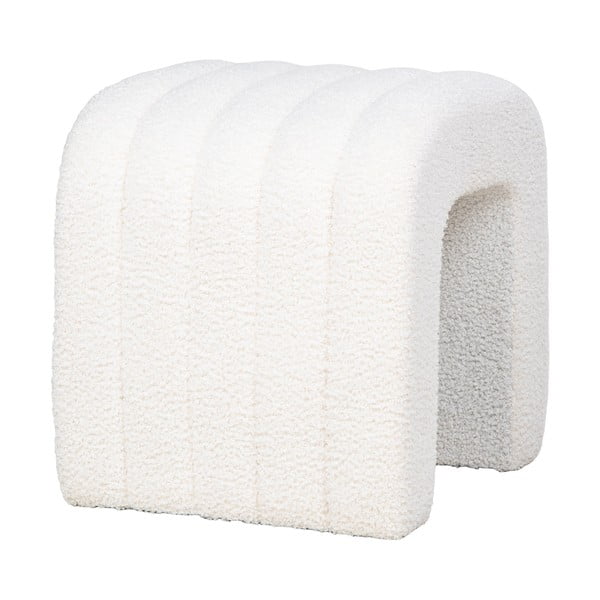 Bel tabure iz tkanine bouclé Colma – House Nordic-image-2